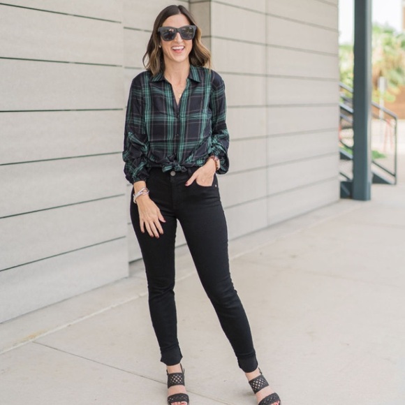 Cabi Plaid Button Longsleeve - Picture 3 of 4